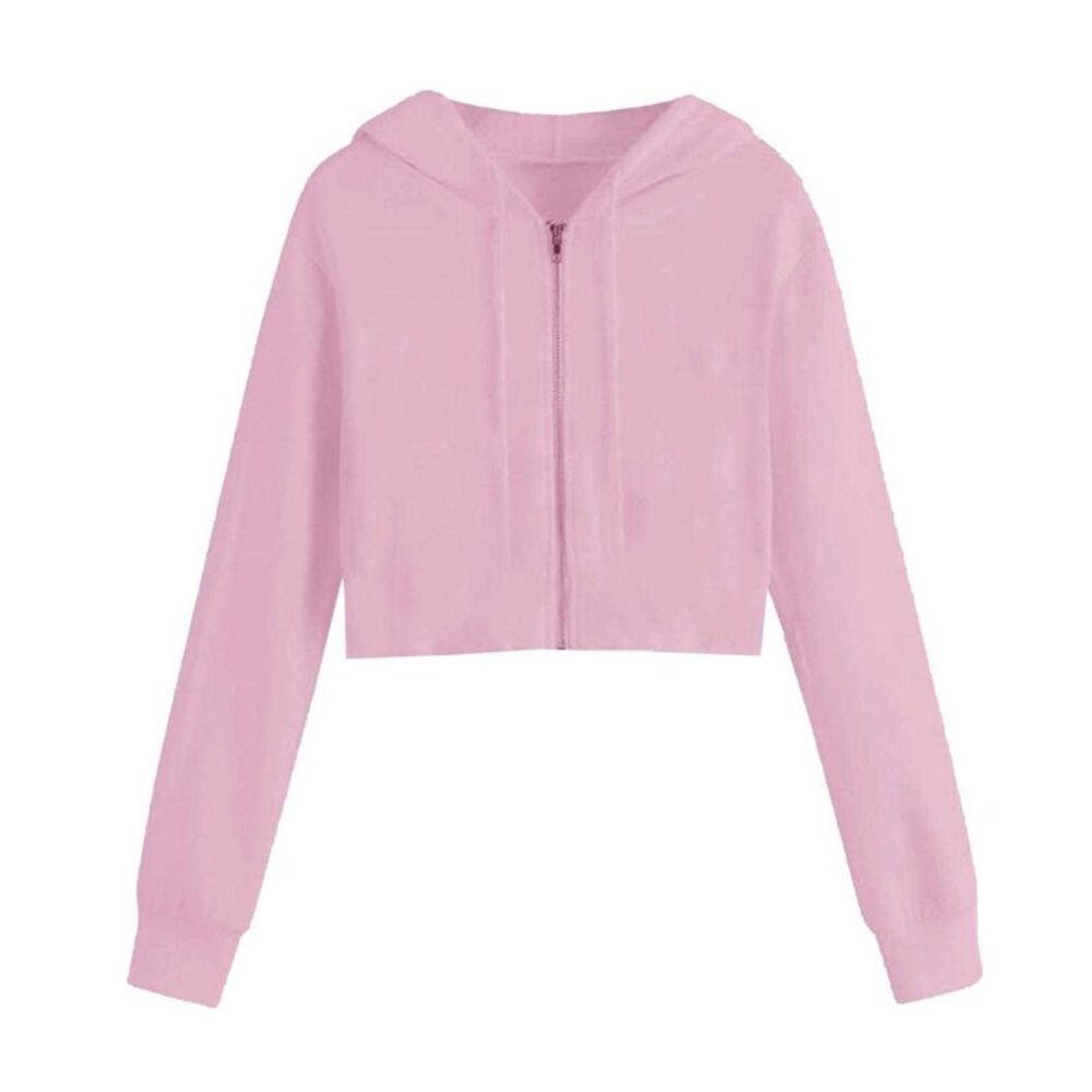 Miso Womens/Ladies Full Zip Hoodie / Pink